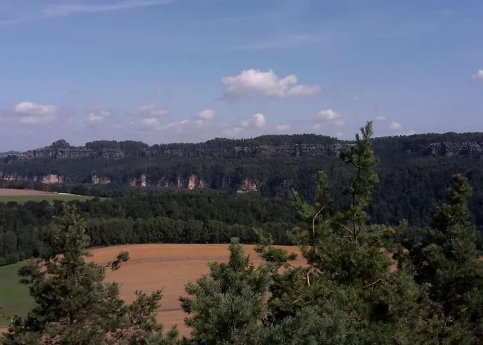 شقة Haus Falkensteinblick Rathmannsdorf