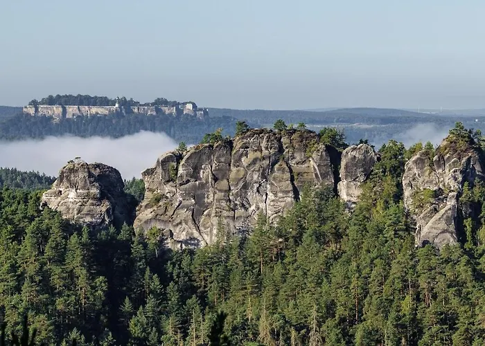 شقة Haus Falkensteinblick Rathmannsdorf